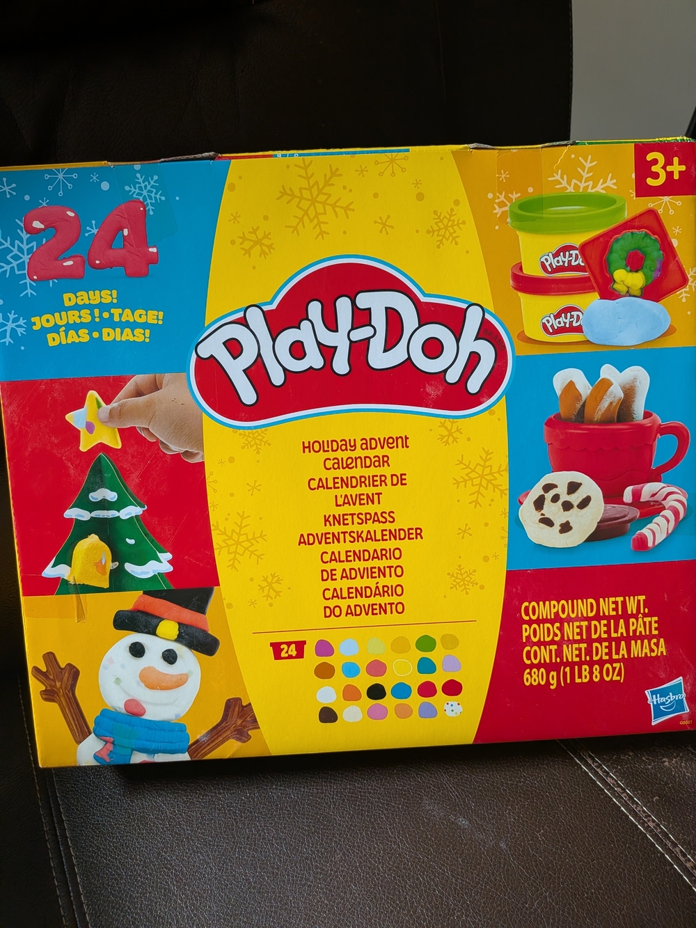 Play‑Doh Holiday Advent Calendar - Multicolor Modeling Compound for Kids